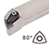 For 80deg Trigon insert